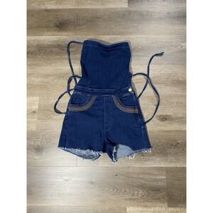 Mother The Tie Back Hustler Rainbow Romper Size 26 OBO